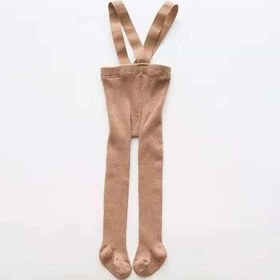 Resim Cottie High Waist Suspender Leggings - Brown / M 