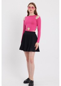 Resim Quhox Kadın Allegro Crop Pembe 