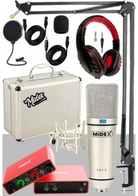 Resim Stüdyo Kayıt Seti - Glx-700 Ses Kartı + Cx1-c Mikrofon + Kulaklık 