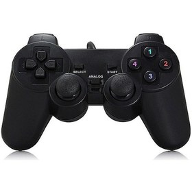 Resim Symbee Ps2 Stil Usb Oyun Kumandası - Pc Ve Arcade İçin Taşınabilir Siyah Oyun Aksesuarı 