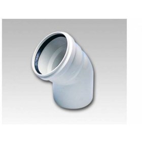 Resim Dizayn Pvc Dirsek 75'lik 45 Derece Pimaş Atık Su Borusu Dönüş Parçası 75 x 45 