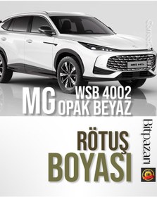 Resim izmir bit pazarı MG , ( ZS, ZS EV, EHS, HS, MG4 ) – WSB 4002 BEYAZ 20ml Rötuş Boyası | Çizik ve Taş İzi Onarıcı 