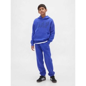 Resim GAP Logolu Kışlık Erkek Çocuk Relaxed Eşofman Altı Mavi - Mavi / L (10 Yaş) 