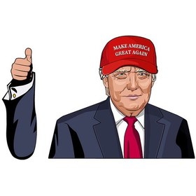 Resim Araba Arka Kalkan Çizgi Film Silecek Etiketi-trump'ın Komik Versi 