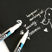 Resim 2/3 adet Beyaz Marker Kalem, Su Geçirmez, Hızlı Kuruyan ve Solmayan (Üç Boyut), Çeşitli DIY İhtiyaçları İçin Uygun, DIY, Boyama, Cam, Deri, Ahşap, Metal, Taş, Lastikler ve Diğer Yüzey İşaretleri İçin Uygun, Su Bazlı Mürekkep 