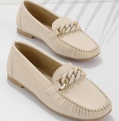 Resim Bambi Bej Kadın Loafer Ayakkabi K01542166509 