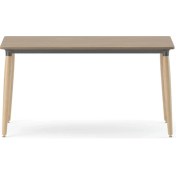 Resim Bürotime Era Çalışma Masası, Samba & Ahşap Ayak, 80X160CM 