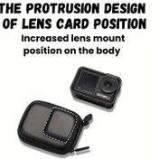 Resim DJI Action 3/4/5 Mini Omuz Çantası, EVA Malzeme, Siyah Taşınabilir Kamera Kılıfı Lens Tutucu ile, Dayanıklı ve Güvenli Depolama, Aksiyon Kameralar ve Kamera Aksesuarları için | Taşınabilir Kamera Kılıfı | Dayanıklı Kamera Kılıfı, Kamera Çantası 