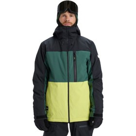 Resim Quiksilver Sycamore Block 20k Jk Erkek Siyah Snowboard Ceketi 