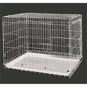 Resim Dayang Köpek Kafesi Beyaz 108x69x77.5 