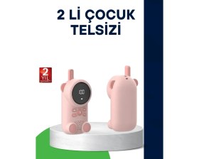 Resim Armüz LCD Ekranlı Bebek Telsizi - Iki Yönlü Ses, Uzun Menzil, Çocuk Dostu Tasarım 