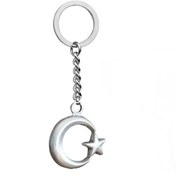 Resim Herşey Nota Ay Yıldız Anahtarlık 