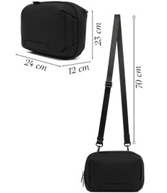 Resim D-pack Erkek Siyah Kumaş El Çantası - Siyah / STANDART 