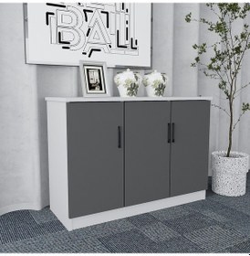 Resim Vest 7'li Ofis Takımı Model 1 Beyaz Füme 