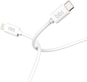 Resim Bix BX-IP01UC Type-C to Lightning 3A Hızlı Şarj ve Data Transfer Kablosu Beyaz 1 Metre 