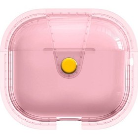 Resim Apple Uyumlu AirPods 3. Nesil Airbag 33 Darbelere Karşı Dayanıklı Magnetik Kılıf Pembe 