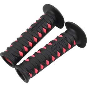 Resim Hightower Pembe 7/8" Evrensel Rubber Gel Motorcycle Dirt Pit Bike Motocross El Fren Tutacak 