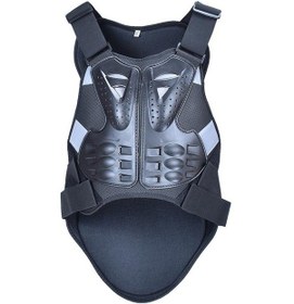 Resim Hayalet Yarış Gh-hjy08 Motosiklet Zırh Yelek Göğüs Koruyucu Sürme Sert Kabuk Giysiler, Boyut: L Siyah 