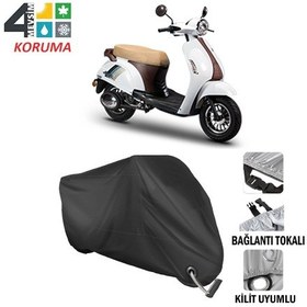 Resim Motoran Elite Motosiklet Brandası ( Kilit Uyumlu - Siyah 