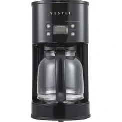 Resim Vestel Retro Siyah Filtre Kahve Makinesi 