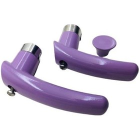 Resim Çaydanlık Sapı Takımı Kulp Tutamak Seti Parlak Lila Yanmaz Lila 