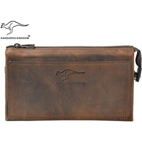 Resim Kangaroo Kıngdom El Çantası Erkek Portföy Hakiki Dana Derisi Kangaroo Kıng. 8822K 