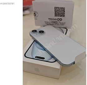 Resim Apple iPhone 15 İkinci El TR | 256 GB | Mavi 