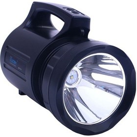 Resim Büro Ev Ofis İş Kamp Keyfi İçin Şarjlı Lamba Profesyonel Işıklı Büyük Avcı El Feneri Gri 