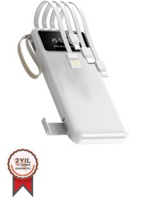 Resim Torima TRM-1011 Beyaz 4 Çıkışlı 10.000 Mah Powerbank 