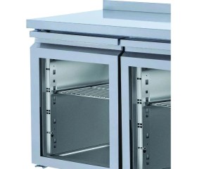 Resim Galleyz Tezgah Tip Buzdolabı - 4 Cam Kapılı - 250X70X85 cm 