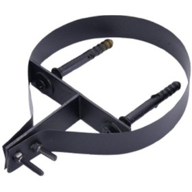 Resim Suntek 6&quot Baca Borusu Braketi Şömine Parçaları Siyah 