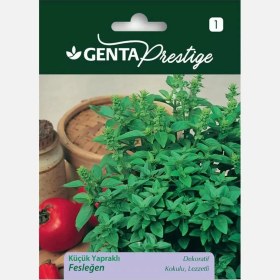 Resim Menashop Metrashop Prestige Küçük Yapraklı Fesleğen Tohumu Sebze Tohumu 