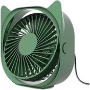 Resim Coco Mall Mini Küçük Usb Şarj Vantilatör 6309 Yeşil Yok Usb Buharsız 10 Cm 1.000 Adetten Az 