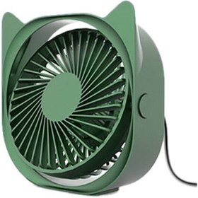 Resim Coco Mall Mini Küçük Usb Şarj Vantilatör 6309 Yeşil Yok Usb Buharsız 10 Cm 1.000 Adetten Az 