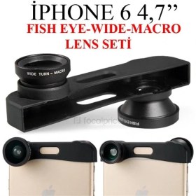 Resim Markacase İphone 6 Balık Göz+Wıde Angel+Macro Lens Seti 