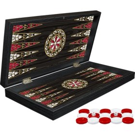 Resim Marsilyan- Klasik Sedef Işlemeli Tavla Model 2 