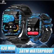 Resim Cloud011 Ineyes Kamuflaj Gri Akıllı Saat: 1.96" Hd Ekran, 3atm, Spor Modları, Android Ve İphone Uyumlu 