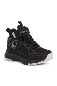 Resim BUCKHEAD Erkek Çocuk Bot Waterproof Erkek Su Geçirmez Outdoor Ayakkabı Bot Alaska Siyah Bot 