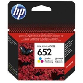 Resim HP F6v24a Cmy Kartuş No:652 Yaklaşık 200 Sayfa (1115-2135-3635-3835-4535-4675) 