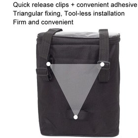 Resim Sones Elektrikli Bisiklet Sürüş Askılı Çantası Büyük Kapasiteli Su Geçirmez Bisiklet Ön Askılı Çanta Mavi 