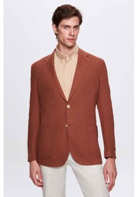 Resim D's Damat Ds Damat Regular Fit Tarçın Düz Kumaş Ceket 4hc04s2024362 Tarçın 