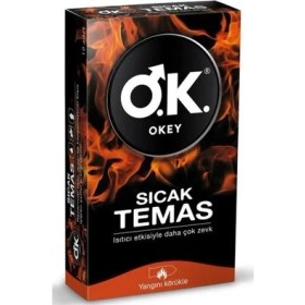 Resim Okey Prezervatif Sıcak Temas 10 Adet 