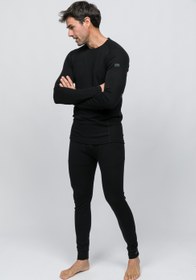 Resim 2'li Takım Thermawool Merino Yünü Termal İçlik 195 gr Siyah 