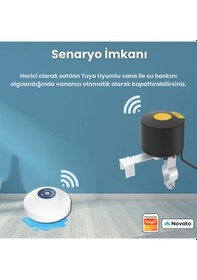 Resim Wifi Su Baskını Sensörü Tuya, Smart Life Uyumlu 