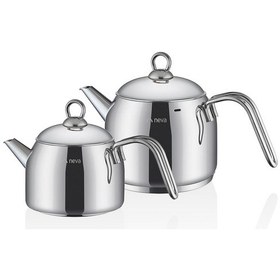 Resim Neva N3477 Atlantis Orta Boy Çelik Çaydanlık 