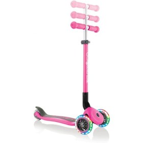 Resim Globber Primo Katlanabilir Lıghts - Çocuklar Için 3 Tekerlekli Işıklı Scooter-Pembe 