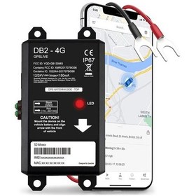 Resim Gpslive Db2-4g Gps Takip Cihazı, Otomobil, Motosiklet, Karavan Için Canlı Izleme 