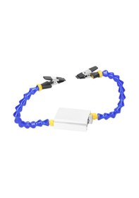 Resim Mufunye Esnek Kollu Alüminyum Kelepçe - Lehimleme Demir Tutucu, Baskılı Devre Kartı Ve Kaynak Onarımları İçin Üniversal 3. El Aparatı 