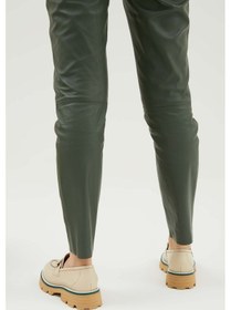 Resim Tamer Tanca Kadın Hakiki Deri Bej Loafer Ayakkabı 33 1025 Bn Ayk Y23 Bej Dr Bej 