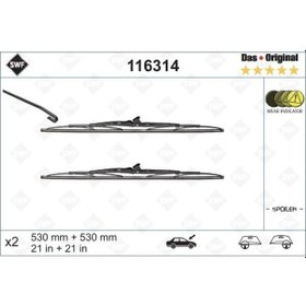 Resim Valeo 116314 - Ön Silecek Süpürgesi Takım Passat Volvo S70 V70 T 